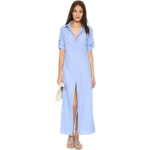 Thayer(セイヤー) レディース シャツ Shirtdress Cover Up Chambray [並行輸入品]