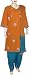 Indian Fashion Cotton Embroidered Salwar Kameez Size L (slk350a)