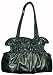 Kathy Van Zeeland Purse Handbag Monte Carlo Belt Shopper Gunmetal