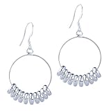 Sterling Silver Hoop Circle Filigree Dangle Earrings Reviews 41shgGP2zbL. SL160 Sterling Silver Hoop Circle Filigree Dangle Earrings Reviews