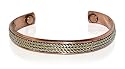 Unisex Solid Copper Indian 7" Magnetic Bracelet