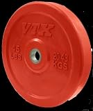 VTX O-045SBP 45 Lb. Colored Bumper/Training Plate, Red
