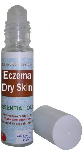 Dry Skin, Eczema - Organic Essential Oils - 0.34 Fl.oz. Ready to Use Roll On