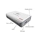 Bay Valley Parts® High Capacity 6000mAh External Rechargeable Portable Battery Pack Charger Emergency Mobile Battery Backup Power Bank For Samsung Galaxy S5, S4, S3, S2, Note 3, Note 2, Galaxy Tab 3, 2 -- iPhone 6, 6 PLUS 5, 5S, 5C 4S, 4, iPod, iPad, iPad 4,The New iPad, iPad mini, iPad Air -- HTC One Mini , HTC One, One 2 (M8), One X S, Sensation XE XL, Wildfire S, Desire HD, Desire S, Incredible S -- Google Nexus One, 4, 5, 7, 10, Nexus S -- Nokia Lumia 600, 710, 800, 900, 920, 925,1020, N8, C6 -- LG G2, LG Optimus 3d, 2X, One -- Motorola ATRIX 4G, Photon 4G, Defy, Flipout, Milestone 2, Droid, Droid DNA, Moto X -- Blackberry Bold 9900, 9700, Curve 9300, 8520 -- Sony Ericsson Xperia X10, X10 Mini Pro, Arc -- Amazon Kindle, Kindle Touch, Kindle Fire -- Thunderbolt, Incredible, GoPro, Smart Watch, Sensation, EVO 4G, Bluetooth Speaker, Google Glass, most Smart Phones and 5V Tablets, Media Players, Digital Camera and other USB-charged Mobile Devices (Apple Adapter and Lightning Cable NOT Included) (White)
