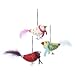 Department 56 Whimzily Christmas Collection Felted Wool Bird Ornaments, Set of 3, 2-3/4 Inches Each