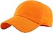 KB-LOW ORG Classic Cotton Dad Hat Adjustable Plain Cap. Polo Style Low Profile (Unstructured) (Classic) Orange Adjustable