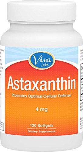 Viva labs premium #1 astaxanthin - 4mg, 120 softgels
