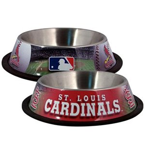 St. Louis Cardinals Stainless Steel Dog Bowl