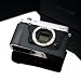 Gariz Genuine Leather XS-CHXE1SG Camera Metal Half Case for Fujifilm XE1 X-E1, Special Green