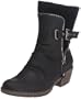 Rieker 93761, Damen Cowboy Stiefel, Schwarz (schwarz/schwarz 01), EU 39