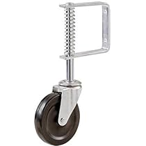 Shepherd Hardware 9785 4-Inch Spring Loaded Gate Caster, 125-lb Load Capacity
