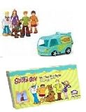 41shnBNUnYL. SL160  Figure 5 Pack Scooby & Mystery Machine van BONUS Scooby Doo Who Are You Board Game