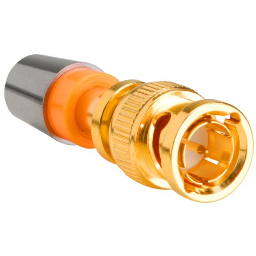 F-Conn Gold BNC Connector RGB 24-26 Ga. 5 Pcs.