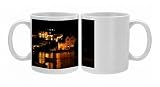 The Ferry Inn and Ferryside house at night, Bodinnick-by-Fowey, Cornwall, UK Photo Mugs