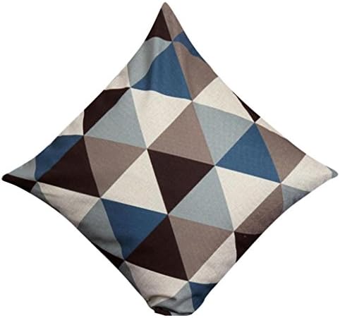 Beautyvan New Comfortable geometric cushion covers decorative pillows cushions (Blue)