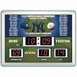 New York Yankees Clock - 14"x19" Scoreboard
