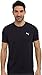 PUMA Men's Essential Short Sleeve Crew, New Navy, Large