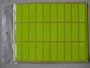 Removable Adhesive Labels, Yellow, Size: 0.44" x 1.2" - 1200 Pieces Per Pack (colors may vary)