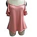 Welcomeuni Loose Off Shoulder Stretch Top Blouse for Women