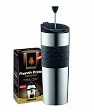 Bodum Travel Press Kaffeebereiter (0,45 l) und Dallmayr Kaffee French Press Selection gemahlen (250 g), 1er Pack Bodum Travel Press Kaffeebereiter (0,45 l) und Dallmayr Kaffee French Press Selection gemahlen (250 g), 1er Pack