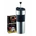 Bodum Travel Press Kaffeebereiter (0,45 l) und Dallmayr Kaffee French Press Selection gemahlen (250 g), 1er Pack