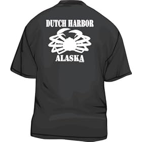 Dutch Harbor Alaska CRAB Logo Men's tee Shirt in 12 colors Small thru 6XL