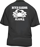  : Dutch Harbor Alaska CRAB Logo Men's tee Shirt in 12 colors Small thru 6XL