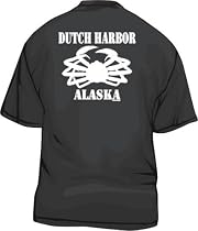 Dutch Harbor Alaska CRAB Logo Men's tee Shirt in 12 colors Small thru 6XL