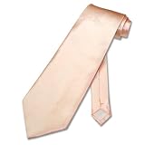 Solid PEACH (Champagne/Rose) Neck Tie. Men's NeckTie.