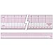 Inch & Metric Beveled Ruler 18