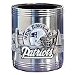 New England Patriots Stainless Steel Beverage Can Cooler - NFL Football Fan Shop Sports Team Merchandise