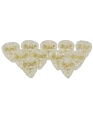 Musical Instruments: Dunlop 483P04MD Classic Celluloid White Pearloid Guitar Picks, Medium, 12-Pack - Dunlop