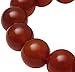 Antiquity Sian Art Charm Jewelry Strecth Bracelet with Red Agate Beads 8 MM (Dark Red) 7