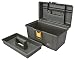 Plano Molding 451-005 Extra Deep Tool Box, Graphite Gray with Iron Yellow, 16-Inch