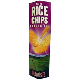 Amaizin Rice Organic Chips Garlic 105 g (Pack of 6)