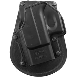 Fobus Standard Paddle Holster, Left Hand, Black - Glock 26/27/33 - GL26LH