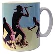 Banksy Cup / Mug - 'Hunt the Trolley'