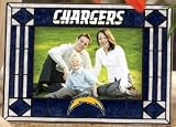 San Diego Chargers Art-Glass Horizontal Picture Frame