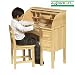 Guidecraft Jr. Roll-Top Desk Design: Light Oak