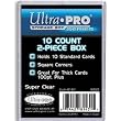 Ultra-Pro 2 Piece 10 Count Snap Lid Box - 1 Box Per Pack (Quantity of 50)
