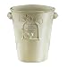Grasslands Road Melody Bird Embellished Planter Pot, White "Plant the seeds of Love and Watch them Grow"