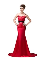 Mermaid Chiffon/Satin Spaghetti Strap Party Dress 