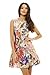 AX Paris Women's Floral Skater Multicolor Dress