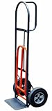 Milwaukee Hand Trucks 47515S D-Handle Truck with 10-Inch Solid Puncture Proof Tires and Nose Plate Extension