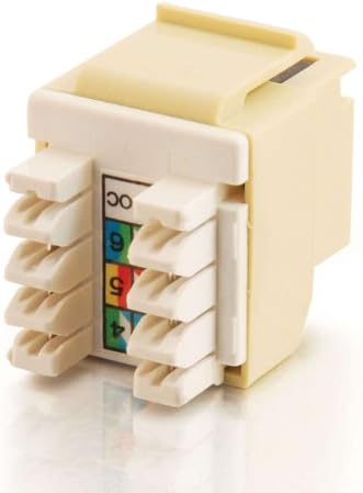 Cat3 RJ12 Keystone Jack - Ivory180¡ã 110/KRONE IDC punchdown; T568A/B