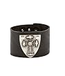 Rocker Jewelry Leather Wrist Cuff Metal Rocker Cross Cuff Bracelet