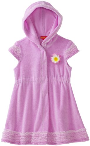 Kate Mack Girls 2-6X Enchanted Orchid Cap Sleeve Coverup