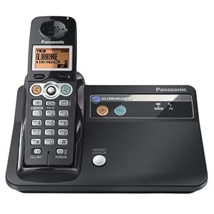 Panasonic BB-GT1500B Globarange Expandable Cordless Telephone with Point-to-Point Internet Calling (US)