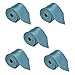 FOMANN Mens Wedding Tie Wholesale Groomsman Bestman Solid Color Skinny Ties Lot of 5 Necktie