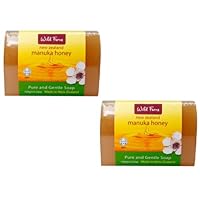 Wild Ferns Manuka Honey Pure and Gentle Soap 100g/3.52oz 2 Pack